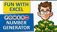 Win The Powerball Lottery!? Powerball Lottery Number Generator Using Excel