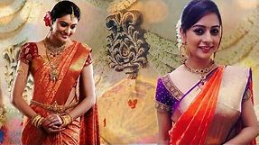 3 Gorgeous Ways To Wear Wedding South Indian Silk Saree With Thin Perfect Pleats| Look Slim and Tall
