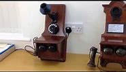 British GPO antique telephone. Tel No1, the first standard vintage telephone.