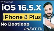 IOS 16.5 iPhone 8 Plus iCloud Bypass via Unlock Tool