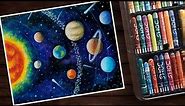 Solar System Drawing Easy Step by Step | How to Draw a Asteroid easy | Meteorite/Comet Drawing Easy