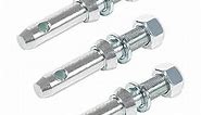 E-cowlboy S07020800 Cat 1 Draw Pin Hitch Accessories for Tractors, 3 Point Hitch Parts,5-1/2-Inch, 3 Pack