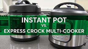 Face-Off: Instant Pot vs. Crock Pot Multi-Cooker | Consumer Reports