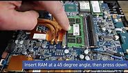 How to install Laptop RAM