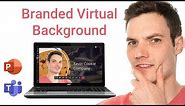 How to make branded virtual background for Microsoft Teams using PowerPoint