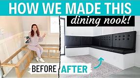 HOW TO BUILD a Modern Dining Nook Banquette - Breakfast Nook - Bench Seats