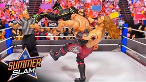 Edge vs Seth Rollins WWE SummerSlam Action Figure Match!