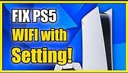 How to Fix Wifi on PS5 with Simple Setting Change (Network Tutorial)