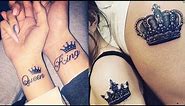 King And Queen Tattoos Ideas For Couples
