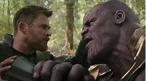 Thor Takes Revenge On Thanos For Loki's Death "AVANGERS" scene "MARVEL"