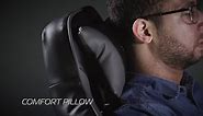 RESPAWN 900 Gaming Recliner - Video Games Console Recliner Chair, Computer Recliner, Adjustable Leg Rest and Recline, Recliner with Cupholder, Reclining Gaming Chair with Footrest - Gray