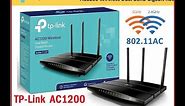 Tp Link AC1200 DUAL BAND WiFi Router Configuration