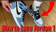How to Lace Jordan 1 | Loosely