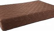 Waterproof Memory Foam Pet Bed- Indoor/Outdoor Dog Bed with Water Resistant Non Slip Bottom and Removeable Washable Cover, 20 x 15 by PETMAKER -Brown