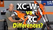 KTM XC vs XC-W vs EXC What is the difference?