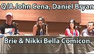 John Cena, Brie & Nikki Bella, and Daniel Bryan panel WWE #phxcc Phoenix Comicon. Fanfest