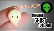 Easy Kawaii Ghost│Polymer Clay Halloween Tutorial