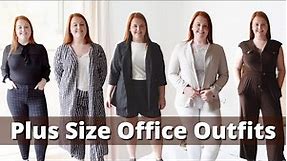 Plus Size Summer Office Outfits | Business Casual, 1XL-2XL
