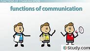 Functions of Communication | Definition, Categories & Examples