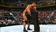 Batista's first batista bomb on Smackdown