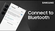 Connect your Galaxy device to Bluetooth | Samsung US