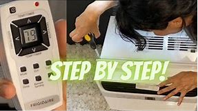 How to Install a Frigidaire Window AC Unit Step by Step! How to Operate and Clean!