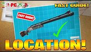 Where to find The Ranger Shotgun Location in Fortnite! (How to Get Ranger Shotgun Location)