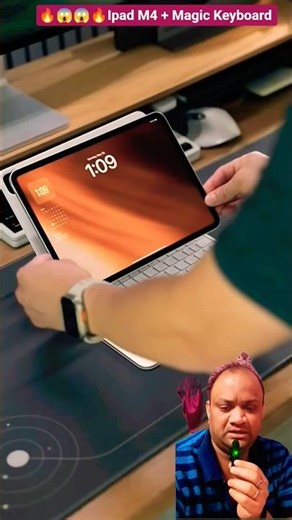 🔥😱Ipad Pro M4 + Magic Keyboard + Apple Pencil pro #shorts #gadgets #ipadpro #tablet #apple