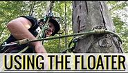 Using the floater on your lanyard for better positioning