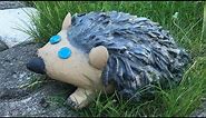 🔴 Garden Ideas: Hedgehog from Cement! Method without hand sculpting!