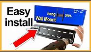 How to install TV wall mount Tilting | Onn 32" to 47" Review