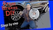 F25 X3 : How to replace BMW Front Brake Pads, Rotors, and Sensor - Complete Guide