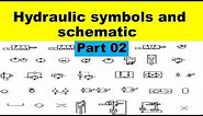 Hydraulic Symbols and Schematic For Beginners || How to Read Hydraulic Drawing.|| Part 02..