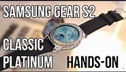 Samsung Gear S2 Classic Platinum hands-on