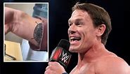 John Cena accidentally reveals new tattoo while tucking into his favourite Chinese sauce