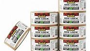 Scotch Box Lock Paper Packing Tape, Kraft Brown, Extreme Grip Kraft Paper Tape That Recycles With the Box, Holiday Shipping Supplies, 1.88 in. x 25 yd., 8 Tape Rolls