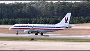 American Eagle (Envoy Air) (Retro Livery) Embraer 170-100STD [N760MQ] landing in RDU Airport