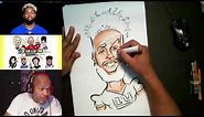How To Draw and Color Caricature Odell Beckham Jr