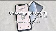 Unboxing Iphone Xr [128gb - White] in 2022 ✧