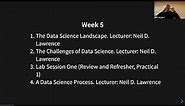 Advanced Data Science 2021 Lecture 1: The Data Science Landscape