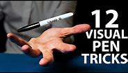 12 AMAZING Pen Tricks Anyone Can Do | Revealed