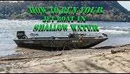 How to run a Jetboat in SHALLOW water ( Safely )