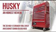 The Husky 36 Inch 12 Drawer Tool Chest and Cabinet Combo (Gloss Red): An Unboxing and Honest Review