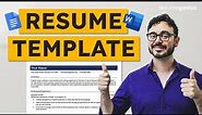 240+ Free Resume Template Downloads (Google Docs & MS Word)