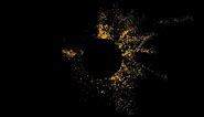 Particles Orbiting Black Hole Visualizer