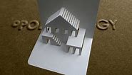 Pop Up House Card #3 Tutorial - Origamic Architecture