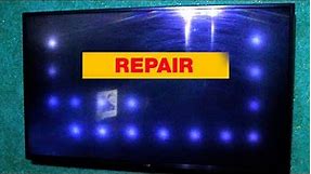 How to remove white spots on LG LED TV screen. (BACKLIGHT REPAIR, glare on the SCREEN). DIY at home