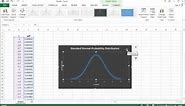 Drawing Normal distribution Density Curve with Excel