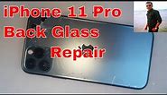 iPhone 11 pro back glass replacement