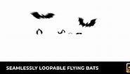 Flying Bats Silhouette